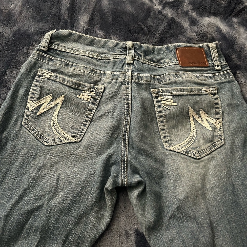 Maurices Denim Jeans with Floral Trim